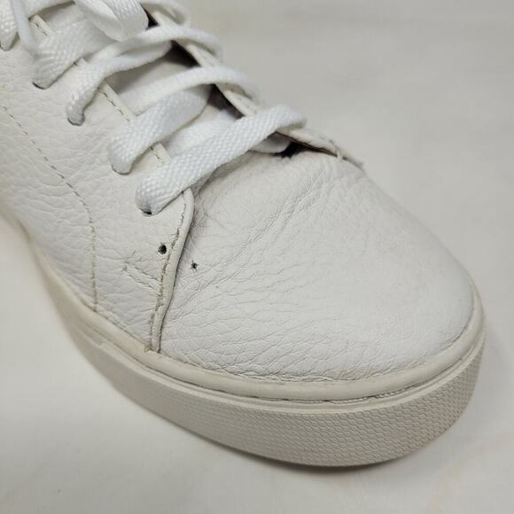 Frye Shoes Womens 8 Ivy Low Lace White Leather Casual Minimalist Low Top 3471183 - Picture 12 of 12